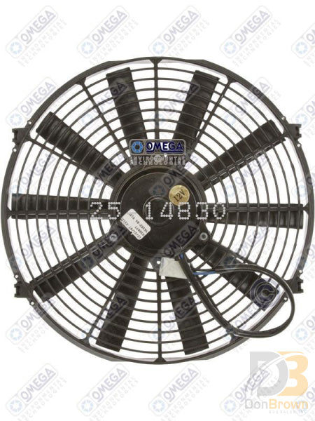 Fan Assembly 14In 12V Pusher Rev St Blade 339Mm 25-14830 Air Conditioning