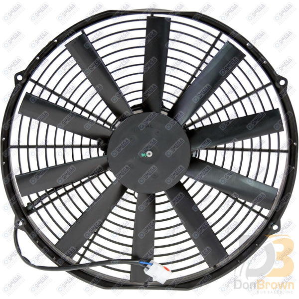 Fan Assembly 14In 24V Puller Low Profile Strt Blade 25-14806-24-S Air Conditioning