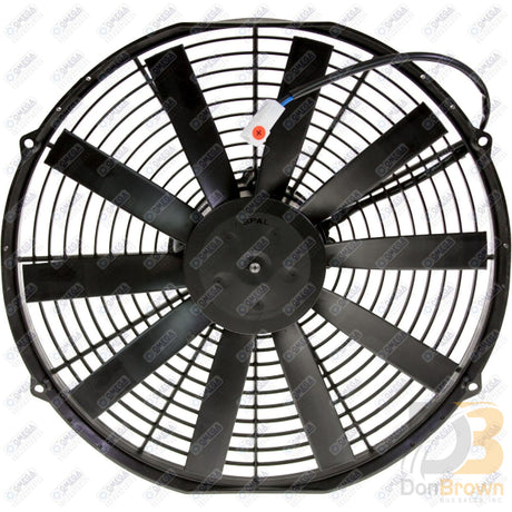 Fan Assembly 14In Pusher 12V Straight Med Profile 25-14924-S Air Conditioning