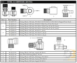 Fitting Block 03 Gm Suction 40-62078-00 Air Conditioning