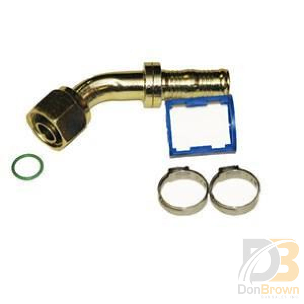 Fitting Clip-Lok 45° 5/8 Fo X #12 Hose Burgaflex 313526 Air Conditioning