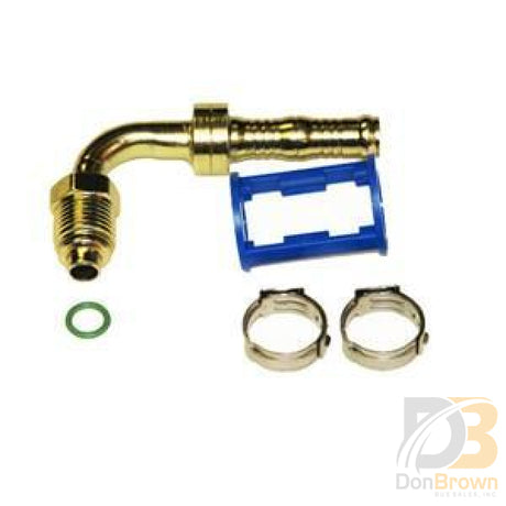 Fitting Clip-Lok 90° 3/8 Mo X #8 Hose Burgaflex 313514 Air Conditioning