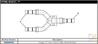 Ftg Kit Y-Ftg \#8 X Flxclik 40-62127-50 Air Conditioning