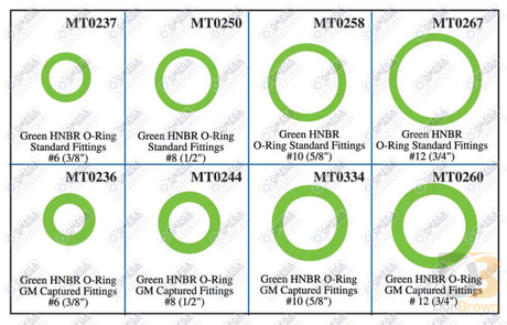 Gm Basic O-Ring Kit Mt9585 Air Conditioning