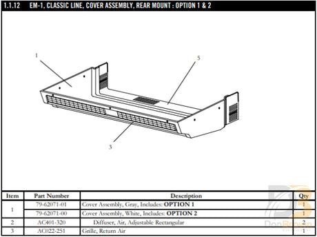 Grill.return Air ~ Ac022-251P Air Conditioning