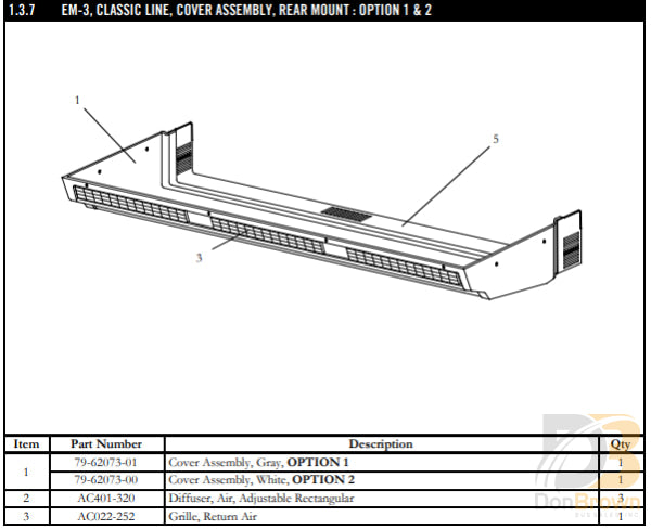 Grill.return Air ~ Ac022-252P Air Conditioning