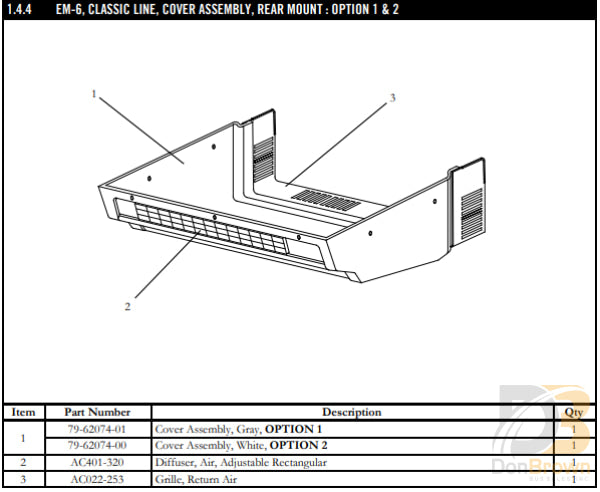 Grill.return Air ~ Ac022-253P Air Conditioning