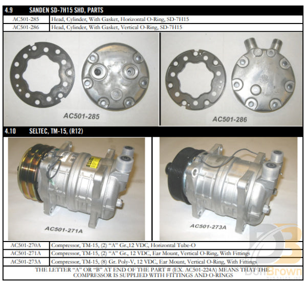 Head Horiz (3/4 7/8) Ac501-285 Air Conditioning