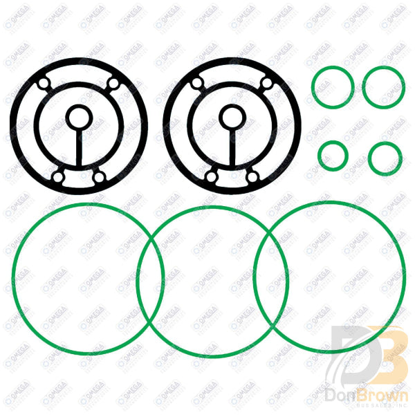 Hr6-He Metal Gasket Kit (7.8Mm Bolt Holes) - Hnbr Mt2214 Air Conditioning