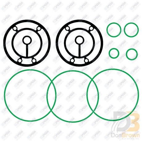 Hr6-He Metal Gasket Kit (7.8Mm Bolt Holes) - Hnbr Mt2214 Air Conditioning