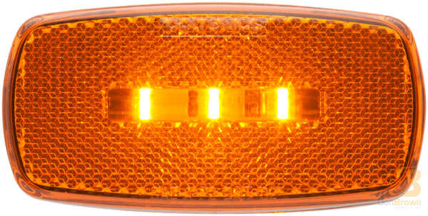 Led Mark Light; Oval; Amber; 3 Wire; W/ Turn 08-008-108 Mcl32Atb