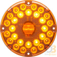 Light 7 Round Amber Led 08-008-046 Stl90Ab Bus Parts