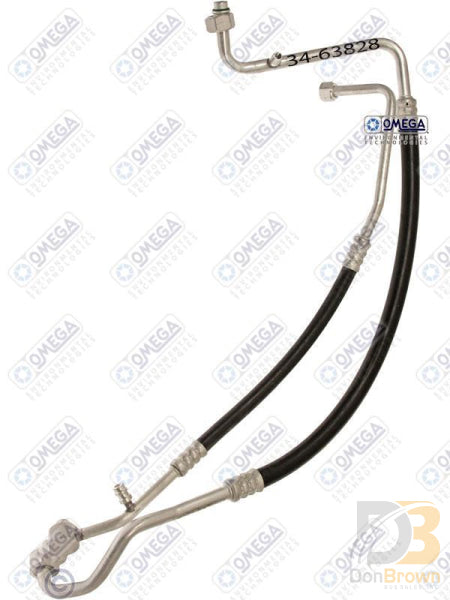 Manifold Hose Assembly 92-93 Gm Suburban 34-63828 Air Conditioning