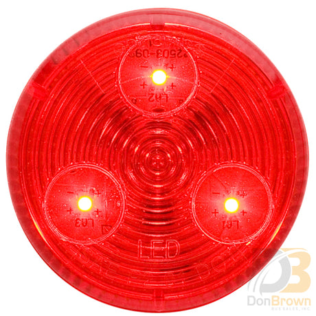 Marker Light Red 2 Led 08-008-021 Mcl55Rb Bus Parts