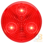 Marker Light Red 2 Led 08-008-021 Mcl55Rb Bus Parts