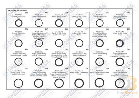 Master Tech Mt2000 O-Ring Kit #4 Mt9555 Air Conditioning