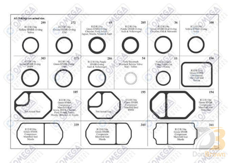 Master Tech Mt2000 O-Ring Kit #5 Mt9556 Air Conditioning