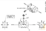 Motor Assy. 24V Mci E/J Coach (Evaporator) 25-1971 Air Conditioning