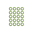 20 Pk Green HNBR O-ring Dk Prv/acu/chry/ford/hon MT0011