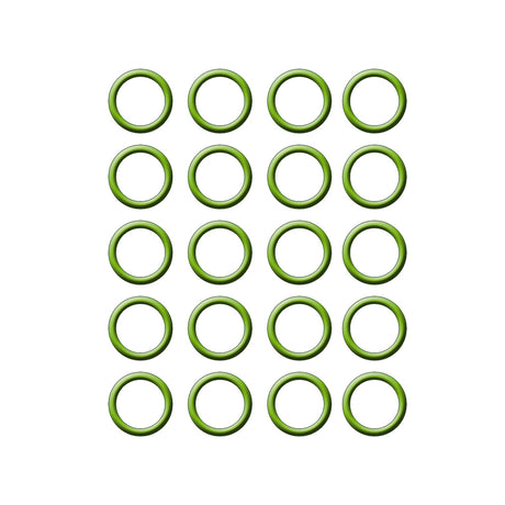 20 Pk Green HNBR O-ring Fiat and Compression MT0019