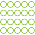 20 Pk Green HNBR O-ring - FS6 Oval Suction/dischar MT0030