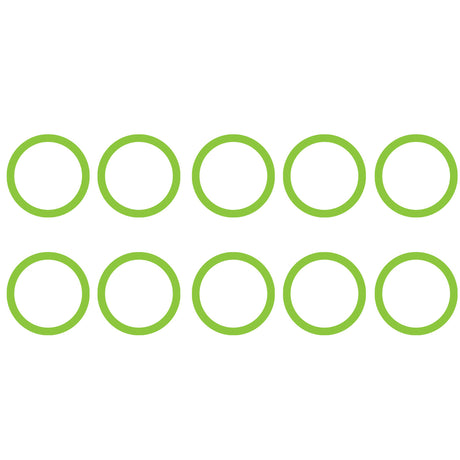 10 Pk Green HNBR O-ring - Gm Oval Suction/discharg MT0036-10