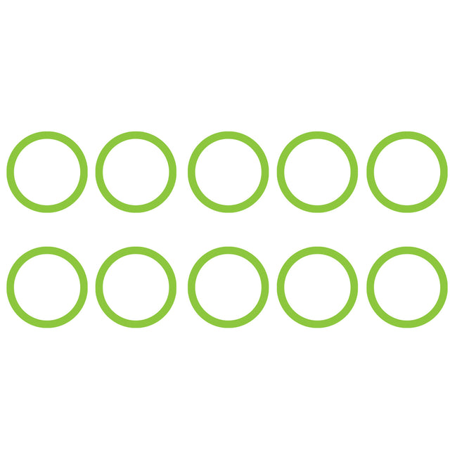 10 Pk Green HNBR O-ring - Gm Oval Suction/discharg MT0036-10
