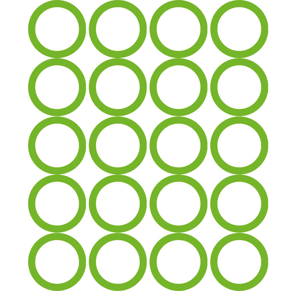 20 Pk Green HNBR O-ring - Gm/harrison R4 Suct/disc MT0115