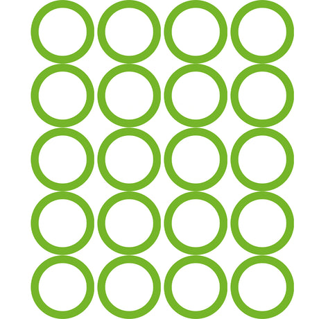20 Pk Green HNBR O-ring - Gm/harrison R4 Suct/disc MT0115