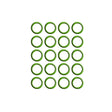 20 PK GREEN HNBR O-RING - #8 (1/2in) SPRINGLOCK MT0161