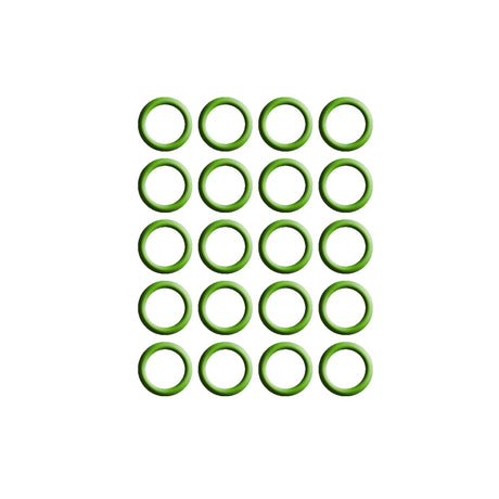 20 PK GREEN HNBR O-RING - #8 (1/2in) SPRINGLOCK MT0161