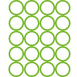 20 PK GREEN HNBR O-RING - #12 (3/4in) SPRINGLOCK MT0163
