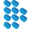 10 Pk R134A Blue Low Side Cap - Aeroquip Fittings MT0192-10