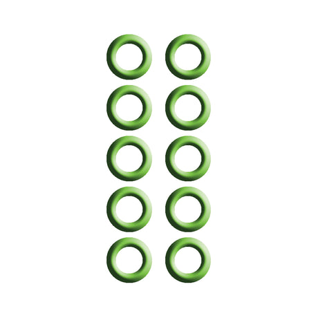 10 Pk Green HNBR O-ring - Gm Capillary Tube MT0228-10