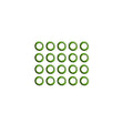 20 Pk Green HNBR O-ring - Gm Oil Tube & Filler MT0230