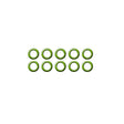 10 PK GREEN HNBR O-RING - #6 (3/8in) STANDARD MT0237-10