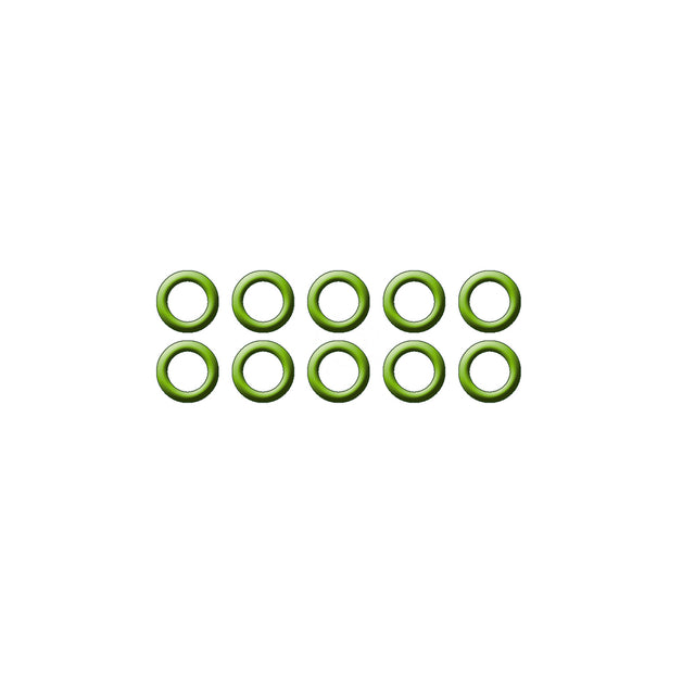 10 PK GREEN HNBR O-RING - #6 (3/8in) STANDARD MT0237-10
