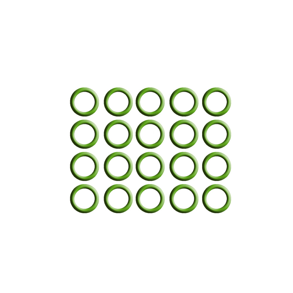 20 PK GREEN HNBR O-RING-R12 (7/16-20in) CYCLING SAAB MT0242