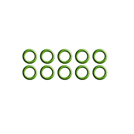 10 PK GREEN HNBR O-RING - #8 (1/2in) CAPTURED MT0244-10