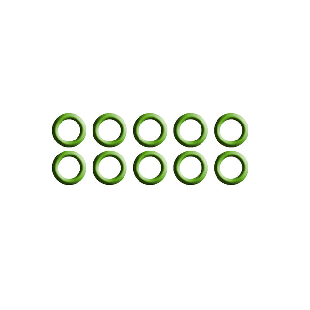 10 PK GREEN HNBR O-RING - #8 (1/2in) CAPTURED MT0244-10