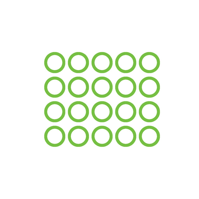 20 Pk Green HNBR O-ring - R134A (m12-1.5) Cycling MT0245