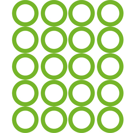 20 Per Green HNBR O-ring - Bmw/inf/nis/opel/saab MT0249