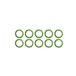 10 PK GREEN HNBR O-RING - #8 (1/2in) STANDARD MT0250-10