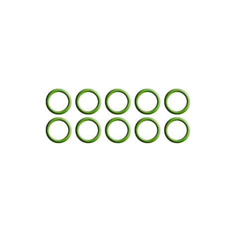 10 PK GREEN HNBR O-RING - #8 (1/2in) STANDARD MT0250-10