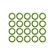 20 Per Green HNBR O-ring - Acura/honda/mazda/rove MT0254