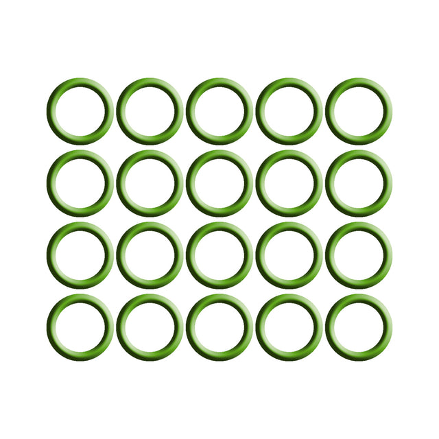 20 Pk Green HNBR O-ring - #12 (3/4") P-nut MT0261