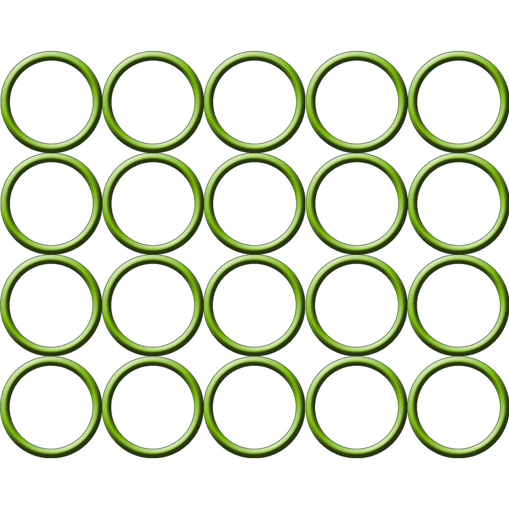 20 Per Green HNBR O-ring - Opel/saab MT0273