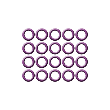 20 Pk Purple HNBR O-ring - #8 (1/2") P-nut MT0278