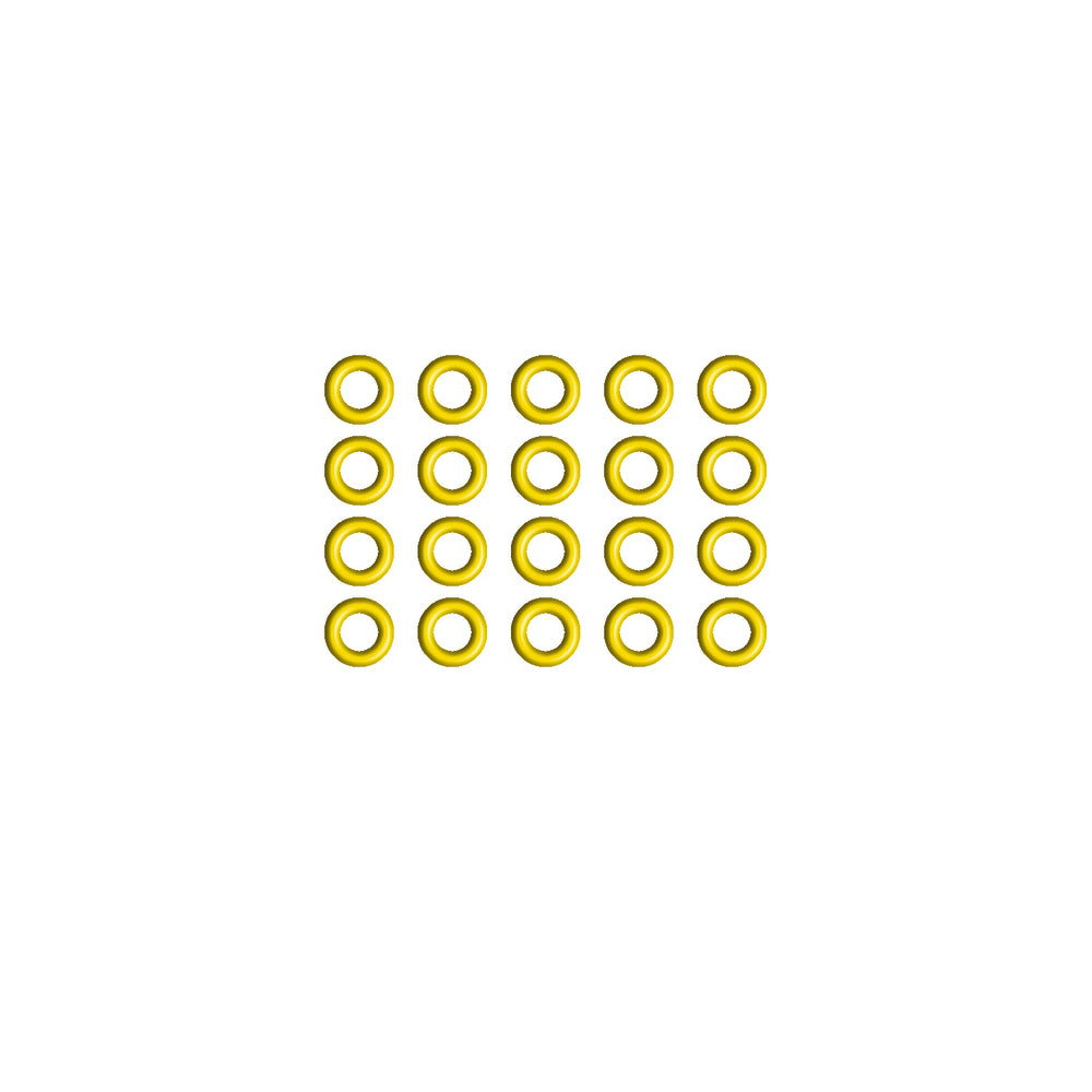 20 Per, Yellow HNBR O-ring - Volvo MT0287