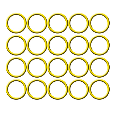 20 Per, Yellow HNBR O-ring - Volvo MT0298